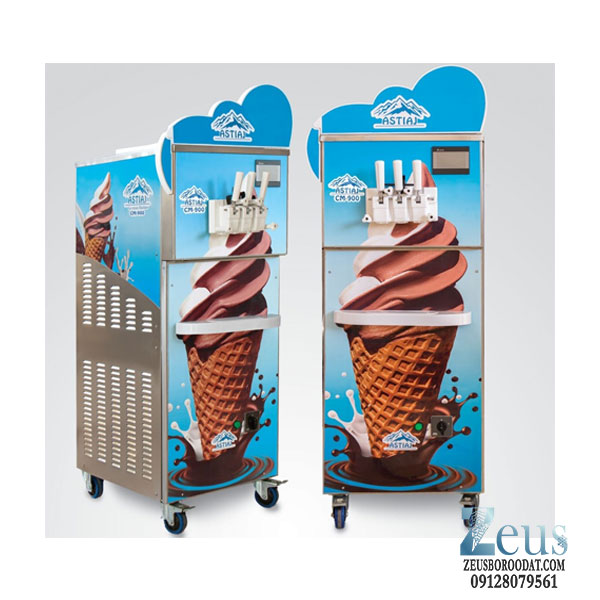 بستنی ساز آستیاژ سه قیفه مدل CM-700